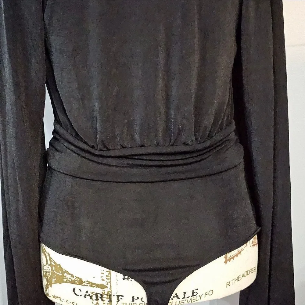 Free People intimately, bodysuit in black. NWT, Size M - Picture 9 of 9